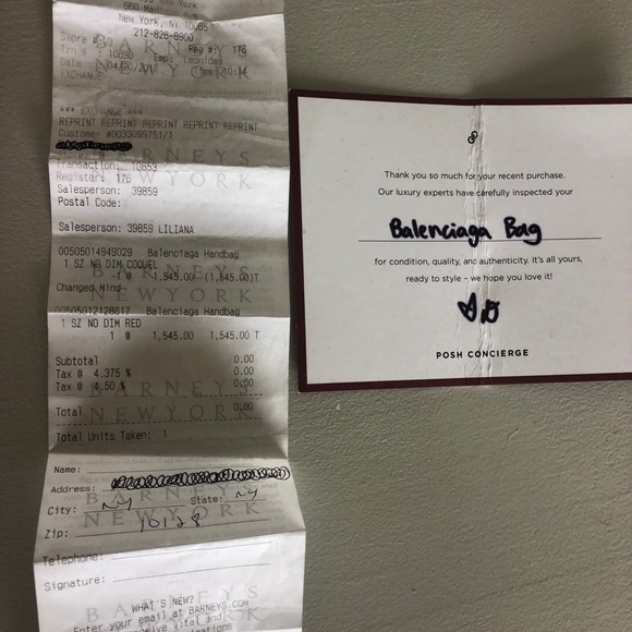 Red Balenciaga Bag - Picture 2 of 8